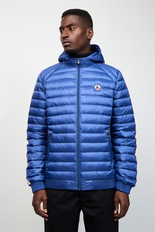 Gewatteerde Jas met Capuchon Colin - Marineblauw