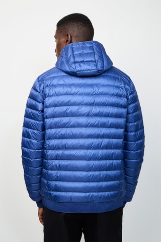 Gewatteerde Jas met Capuchon Colin - Marineblauw