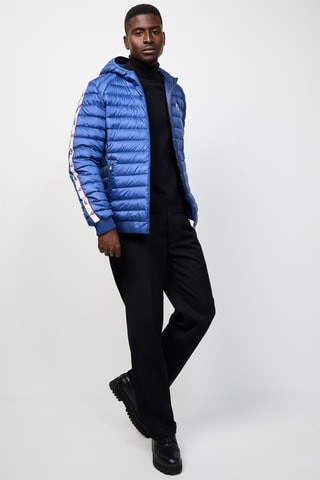 Gewatteerde Jas met Capuchon Colin - Marineblauw