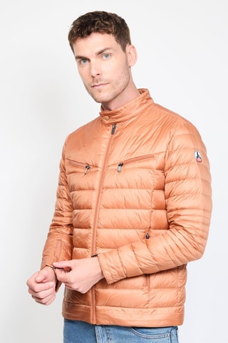 Gewatteerde Jas David - Camel