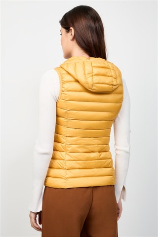 Bodywarmer met Capuchon Mali - Mosterdgeel