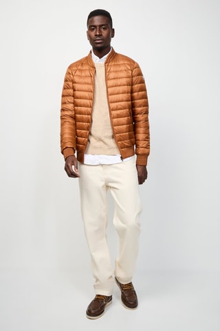 Gewatteerde Jas Jordan - Camel