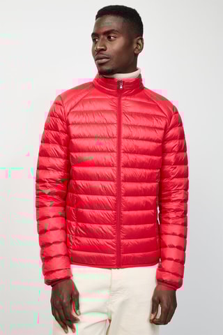Gewatteerde Jas Light Mat  - Rood