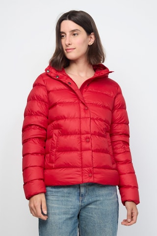 Gewatteerde Jas met Capuchon Jane - Rood