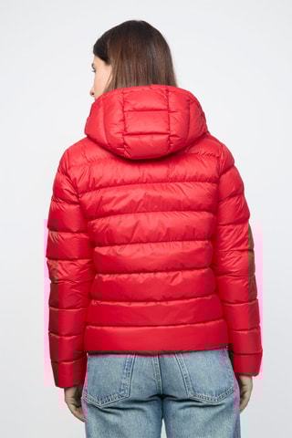 Gewatteerde Jas met Capuchon Jane - Rood