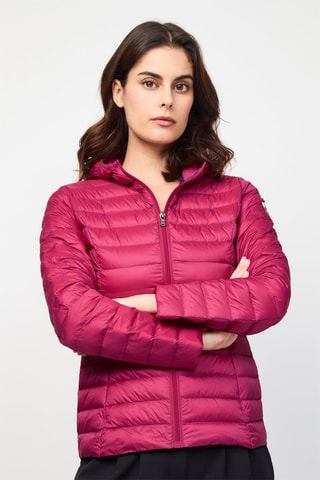 Gewatteerde Jas met Capuchon Cloe - Roze