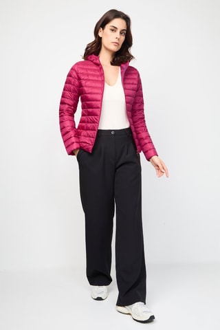 Gewatteerde Jas met Capuchon Cloe - Roze