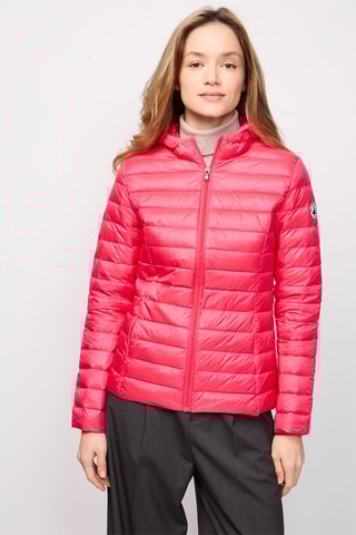 Gewatteerde Jas met Capuchon Cloe - Fuchsia