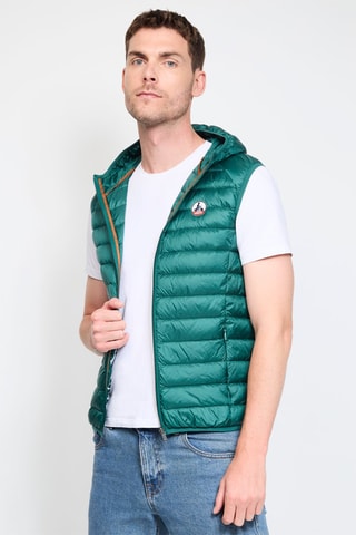 Bodywarmer met Capuchon Pat - Donkergroen
