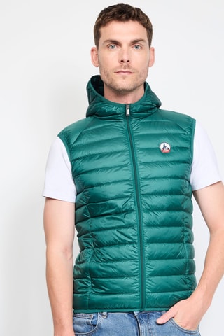 Bodywarmer met Capuchon Pat - Donkergroen