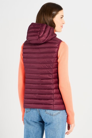 Bodywarmer met Capuchon Mali - Auberginepaars