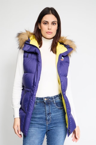 Bodywarmer met Capuchon Texas 2,0 - nachtblauw
