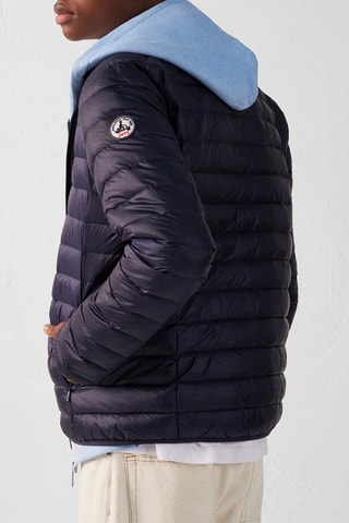 Gewatteerde Jas Mat - Marineblauw