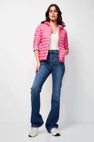 Gewatteerde Jas met Capuchon Cloe - Roze