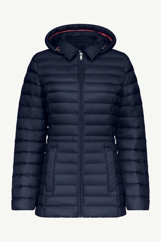 Gewatteerde Jas met Capuchon Nour 2.0 - Marineblauw