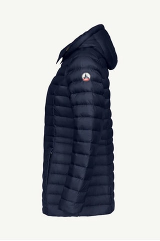 Gewatteerde Jas met Capuchon Nour 2.0 - Marineblauw