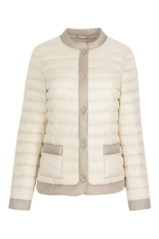 Gewatteerde Jas Paola - Beige en Ecru