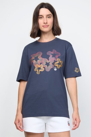 T-shirt Adela Bohemian - Marineblauw