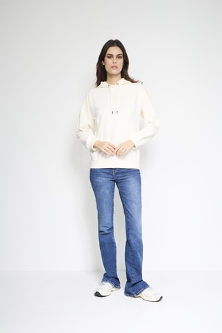 Sweater met Capuchon Monteria Funday - Wit
