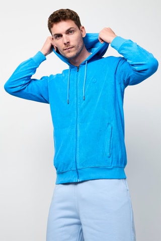Sweater met Capuchon Nazare - Azuurblauw