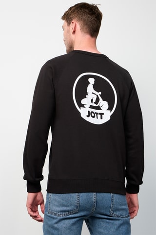 Sweater Camino met Logo - Zwart