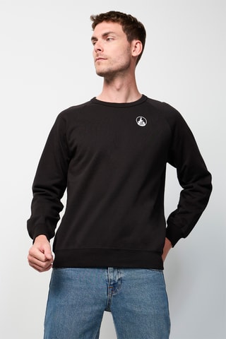 Sweater Camino met Logo - Zwart