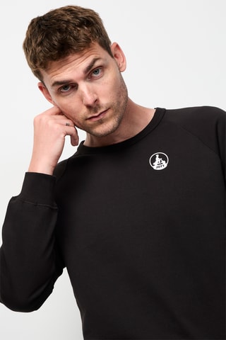 Sweater Camino met Logo - Zwart