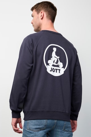 Sweater Camino met Logo - Marineblauw