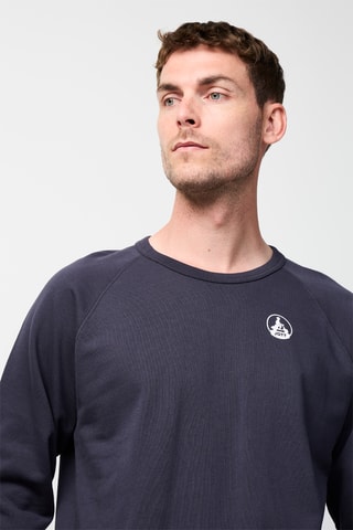 Sweater Camino met Logo - Marineblauw