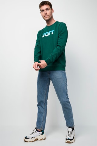 Sweater Braga Logo - Donkergroen