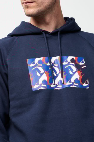 Sweater met Capuchon Bispo Monogram - Marineblauw