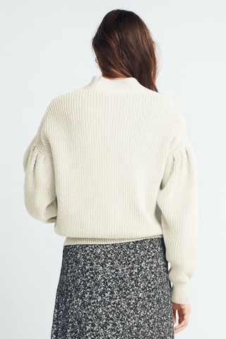 Oversized vest - Ecru