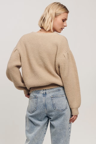 Oversized vest - Beige