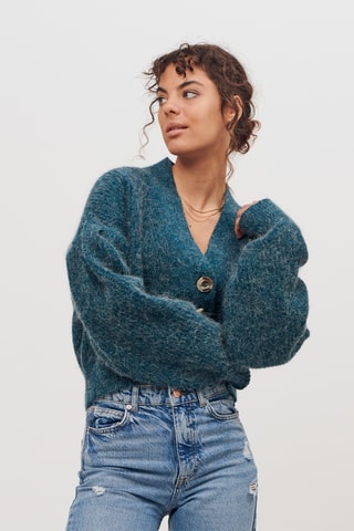 Oversized vest - Blauw