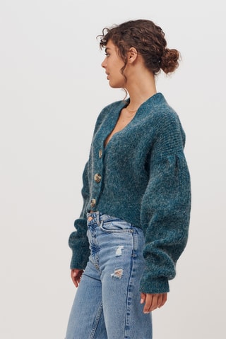 Oversized vest - Blauw