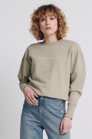 Oversized trui - Groen