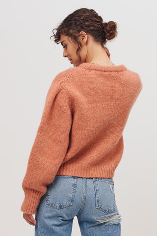 Oversized trui - Oranje