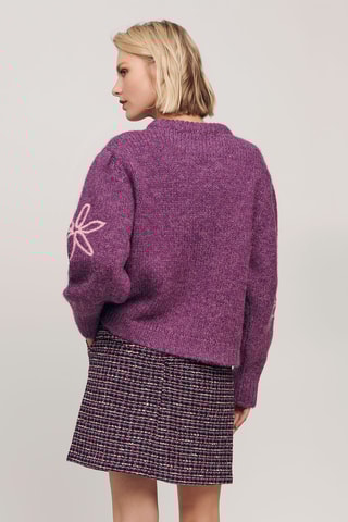 Oversized trui - Paars
