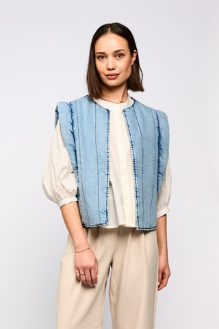 Mouwloos Vest - Hemelsblauw