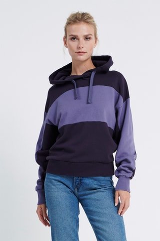 Sweater met Capuchon - Paars