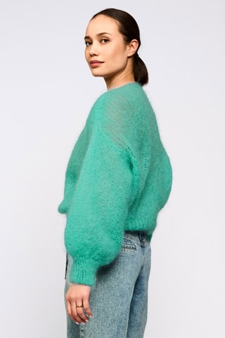 Mohair Trui - Turquoise