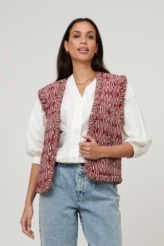 Mouwloos Vest - Rood