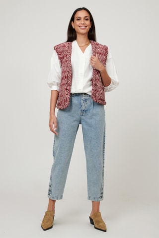 Mouwloos Vest - Rood