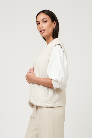 Mouwloos Vest - Ecru