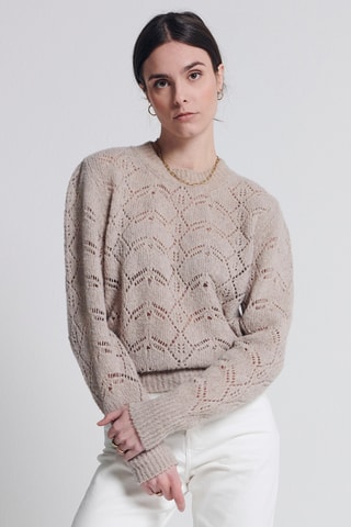 Trui Relaxed Fit - Beige