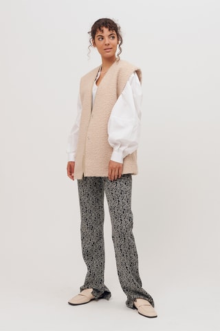 Mouwloos Vest - Beige