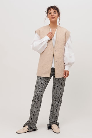 Mouwloos Vest - Beige