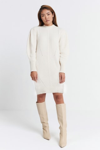 Trui-jurk - Ecru