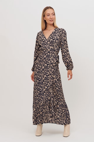 Robe portefeuille - Noir
