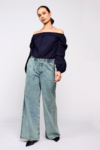 Top - Marineblauw